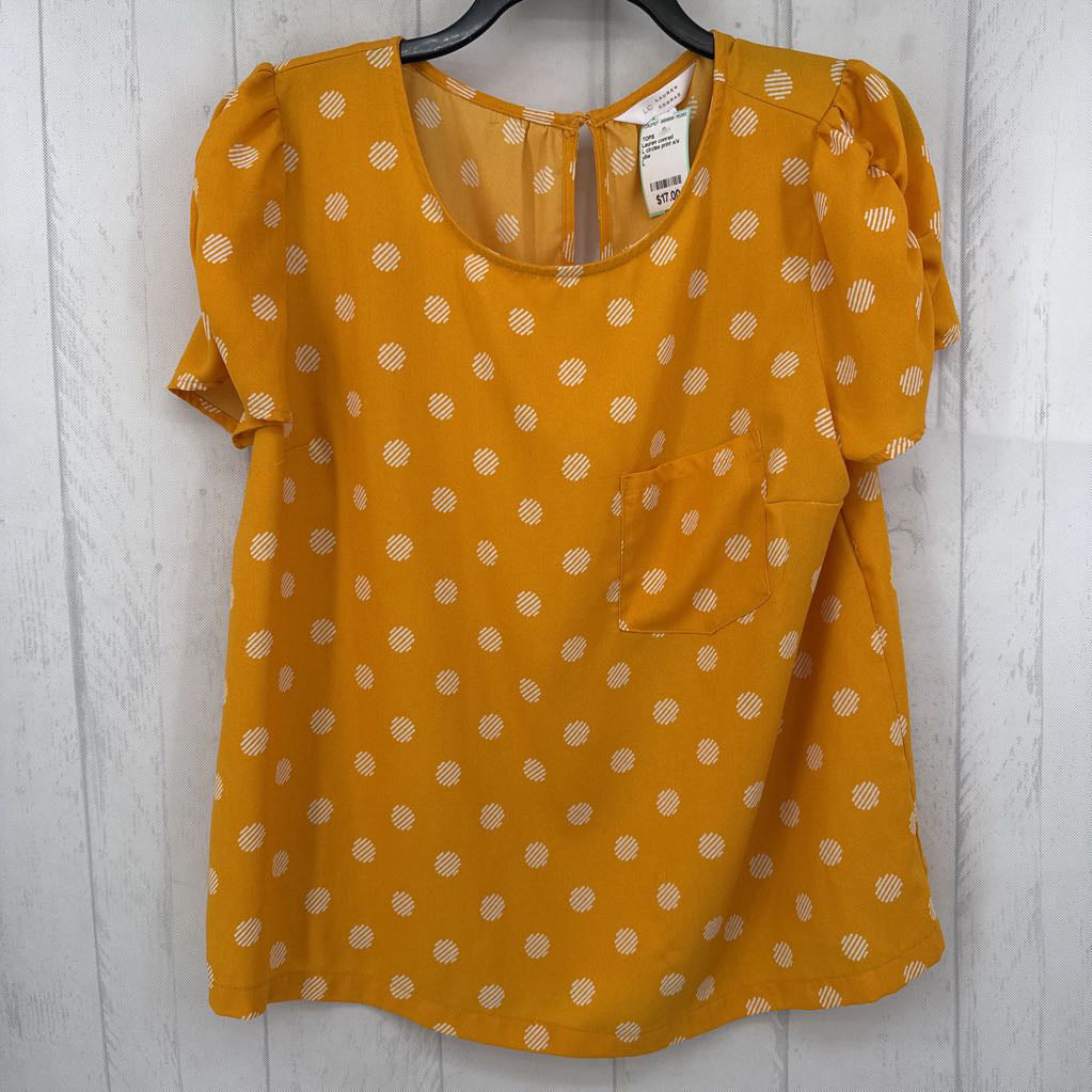 L circles print s/s top