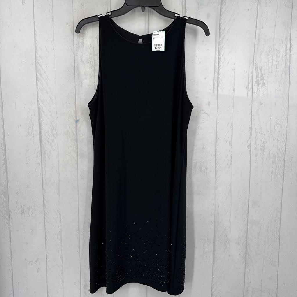 L embelished slvls dress