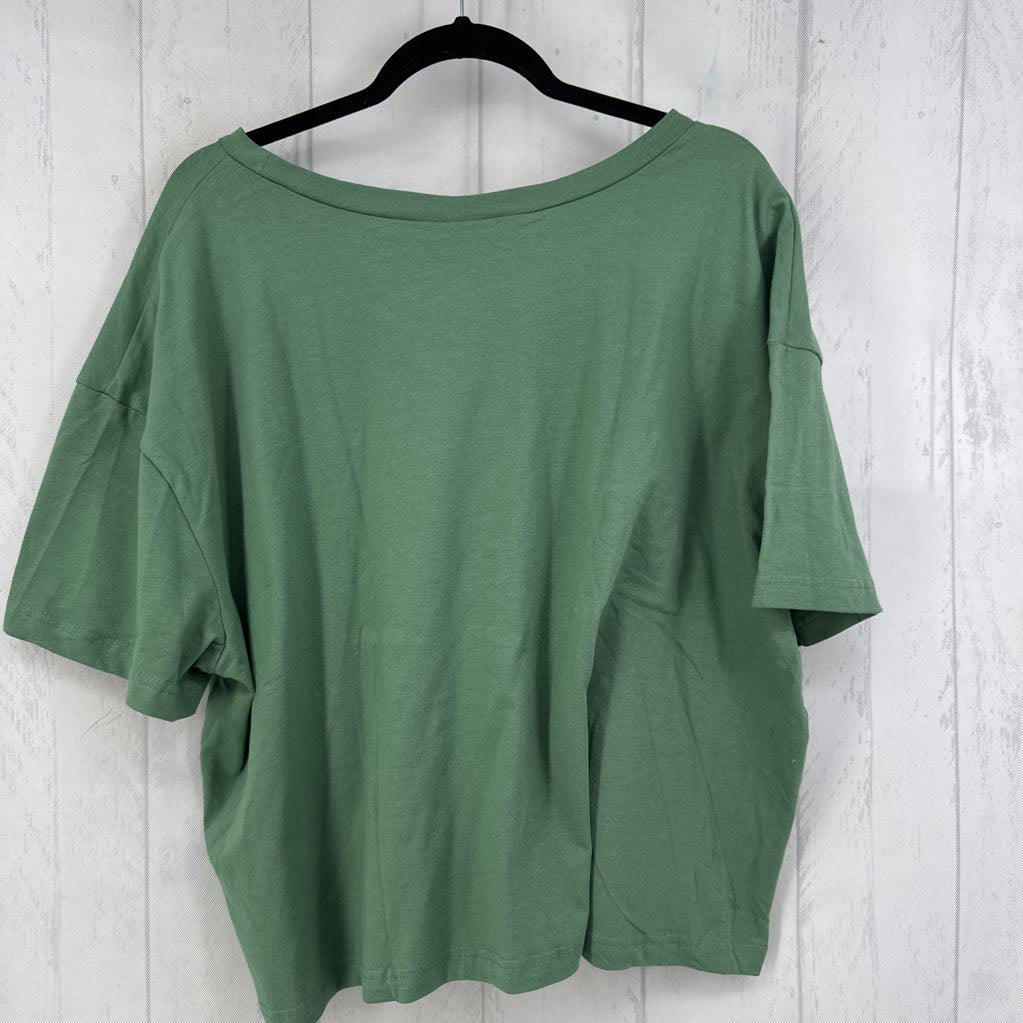 3xl s/s wander more crop top