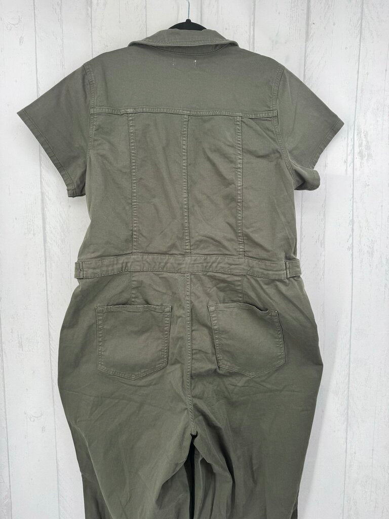 R179 2XL twill s/s jumpsuit