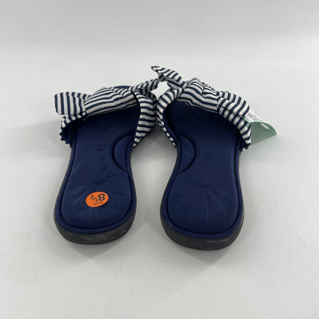 8.5 striped bow sandal