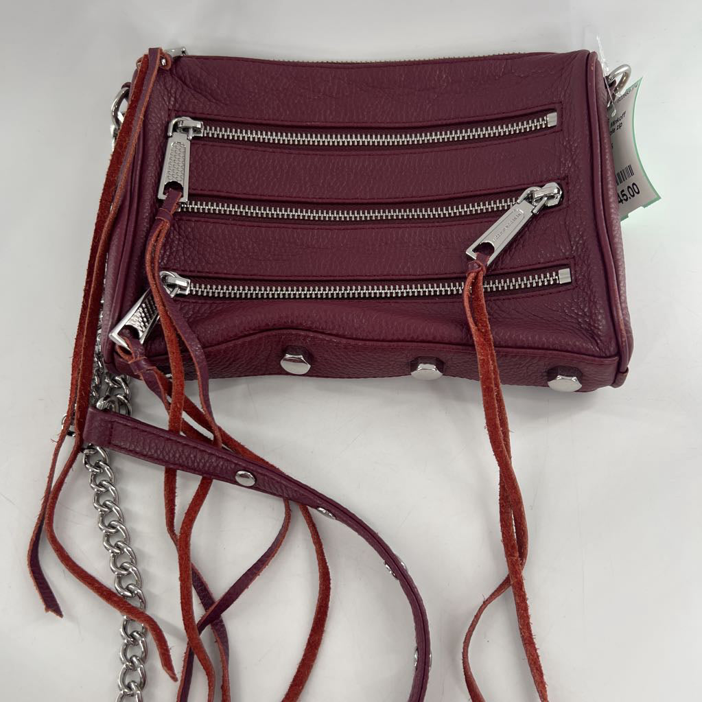 footed triple zip crossbody