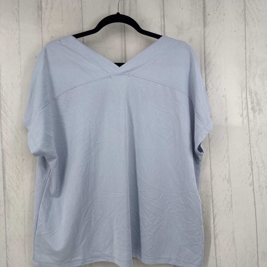 L s/s v-neck top