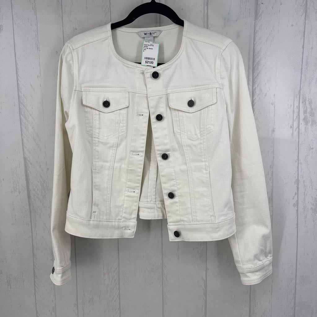 S crop denim jacket