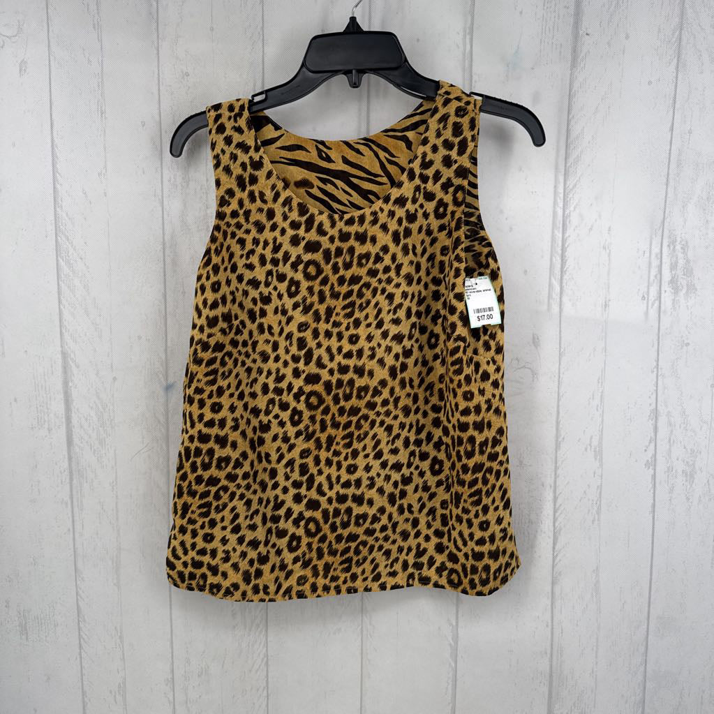 M reversible animal print tank