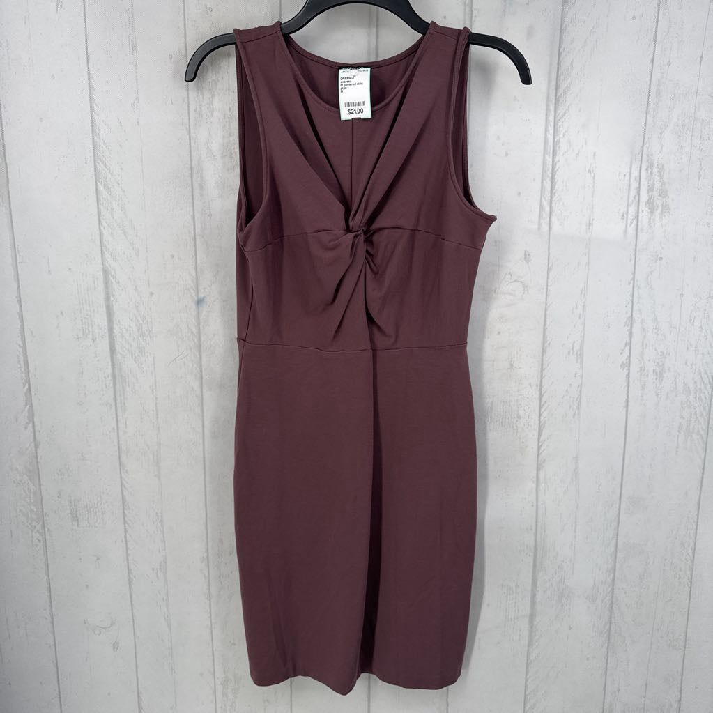 M gathered slvls dress