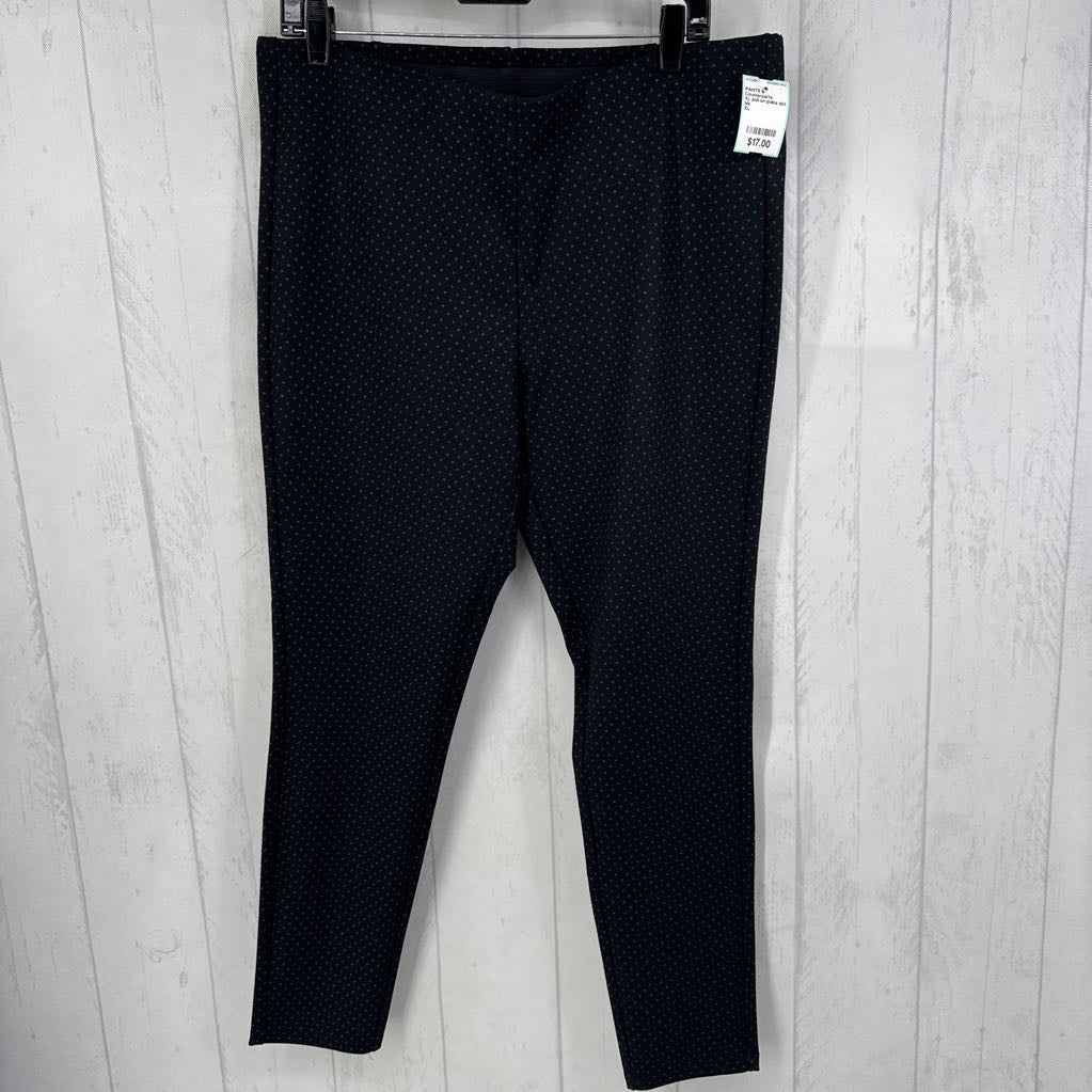 XL pull-on polka dot pant