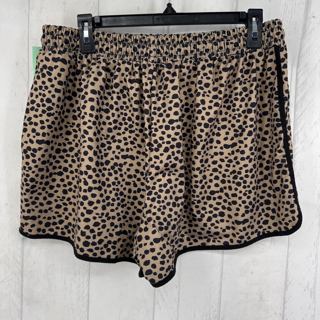 2XL pull-on animal print shorts