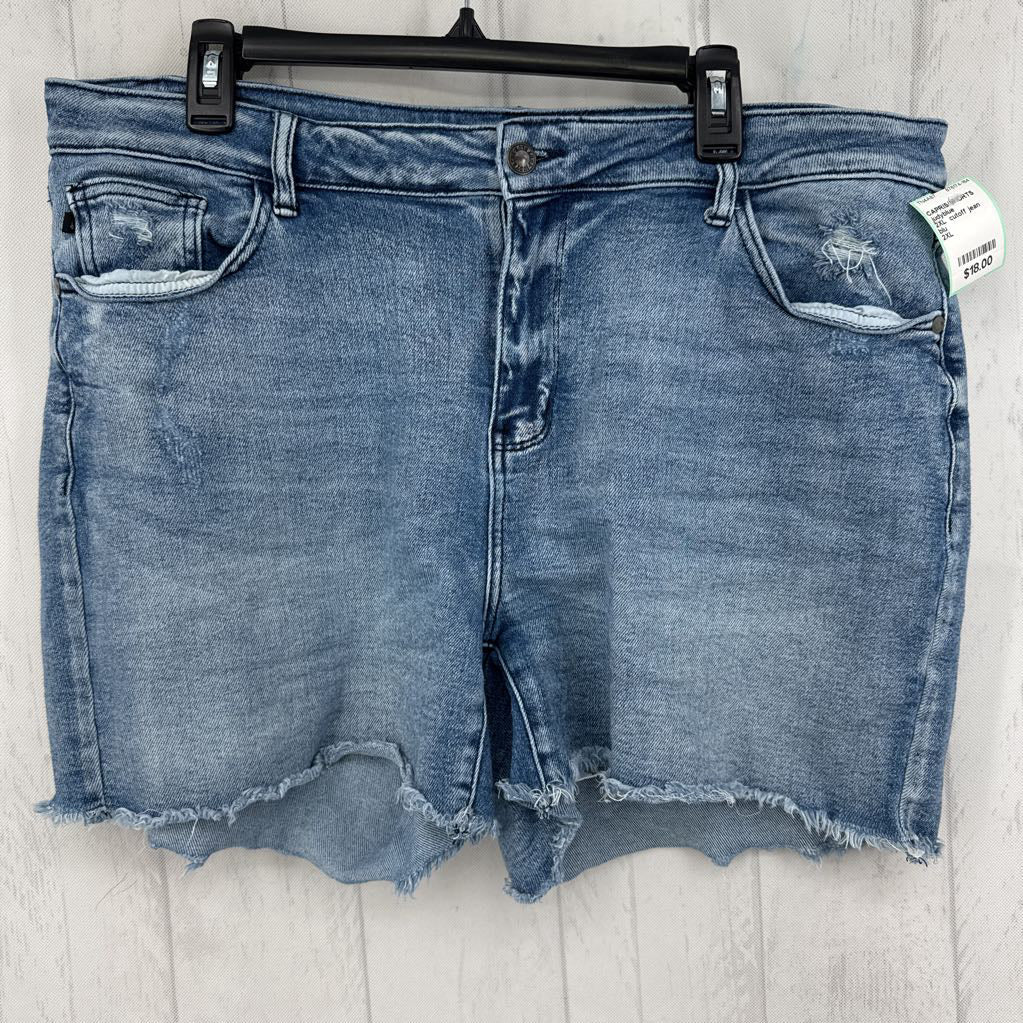 2XL cutoff jean shorts