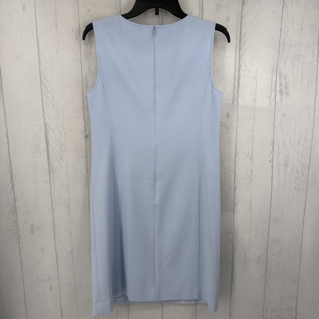 4 split neck slvls shiftdress