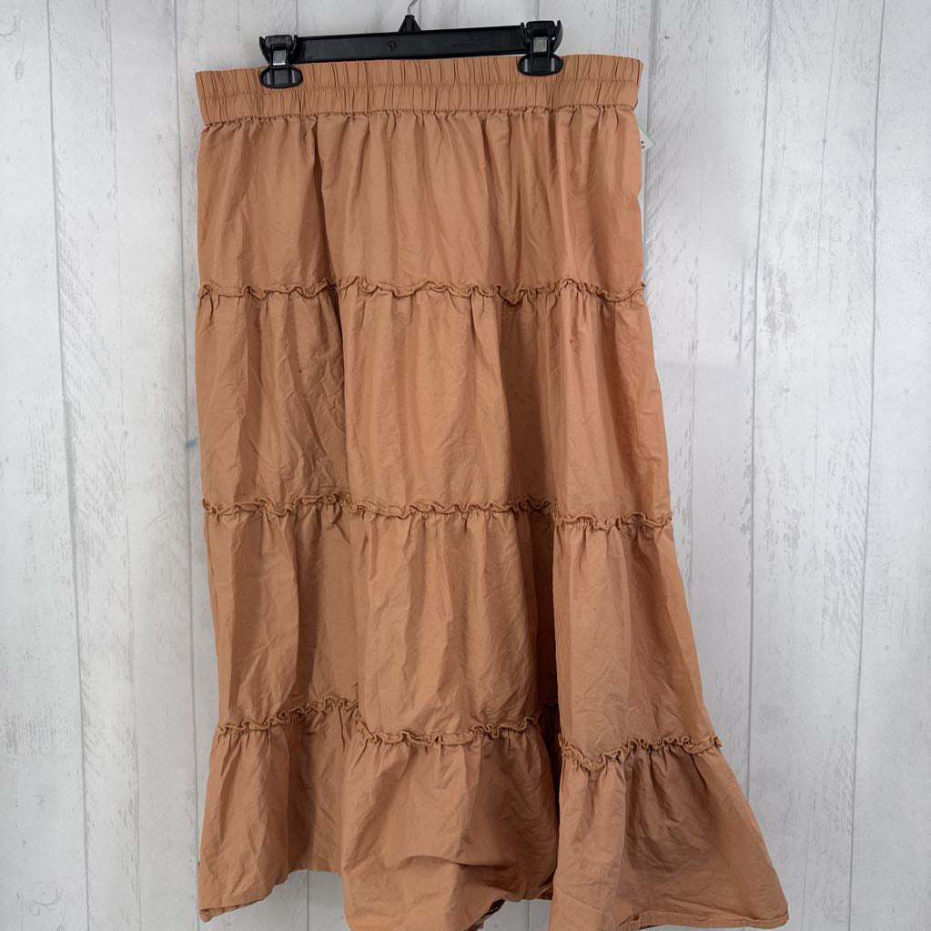 1x triered ruffle maxi skirt