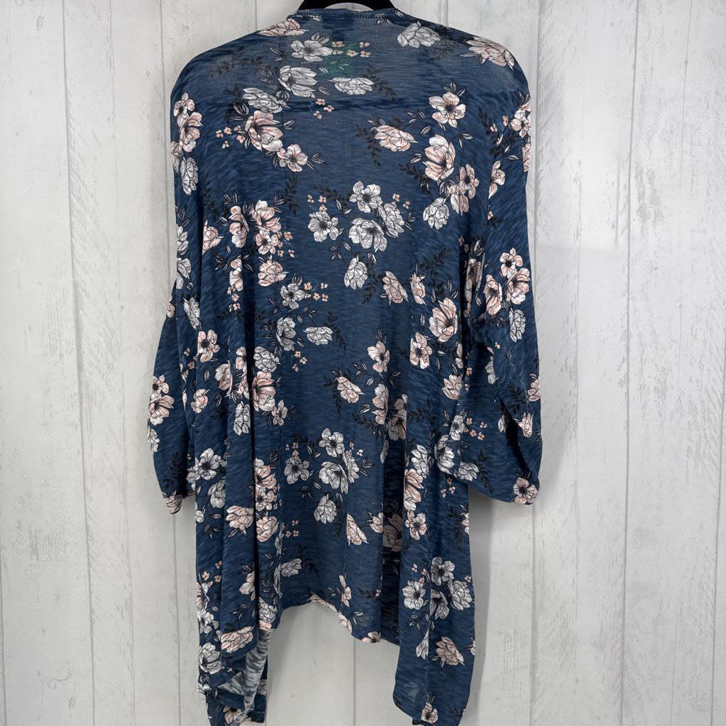 3 s/s floral kimono