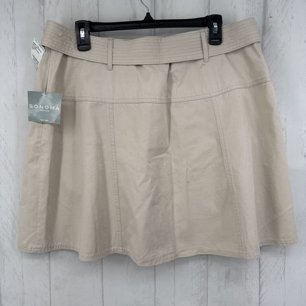 XL belted skirt