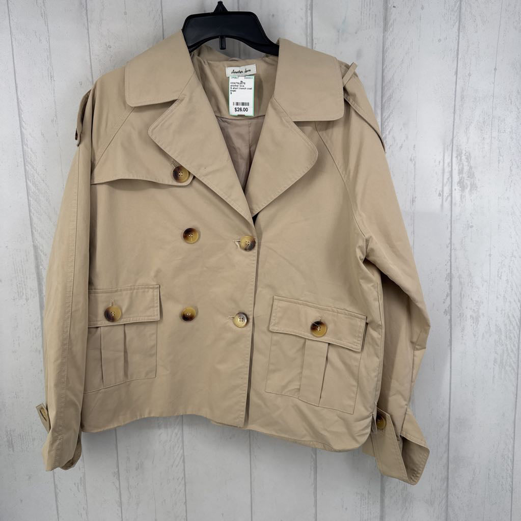 S short trench coat