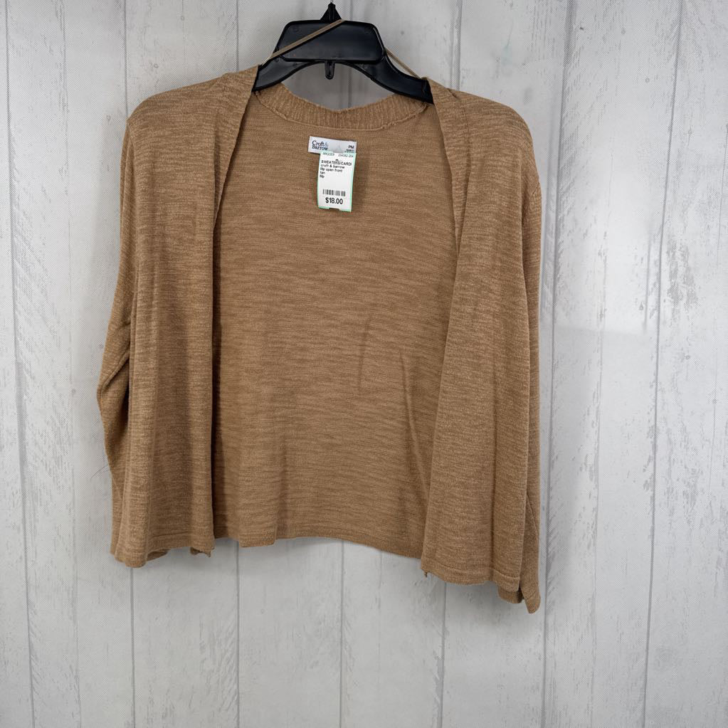 Mp open front lightweight 3/4 slv cardi