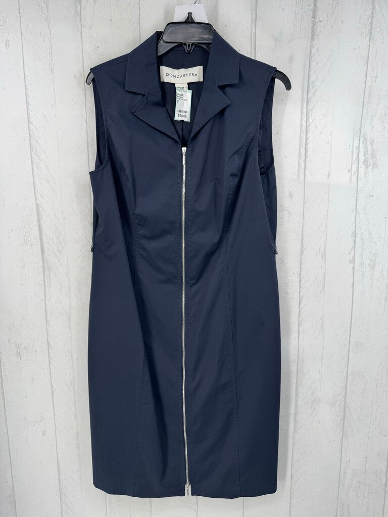 12 zip front slvls belted dress