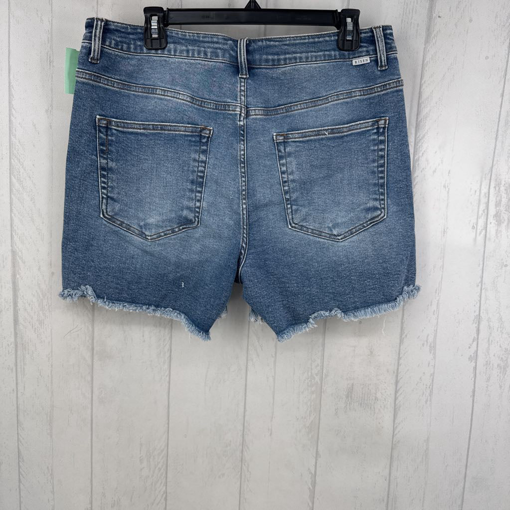 1XL cutoff denim shorts