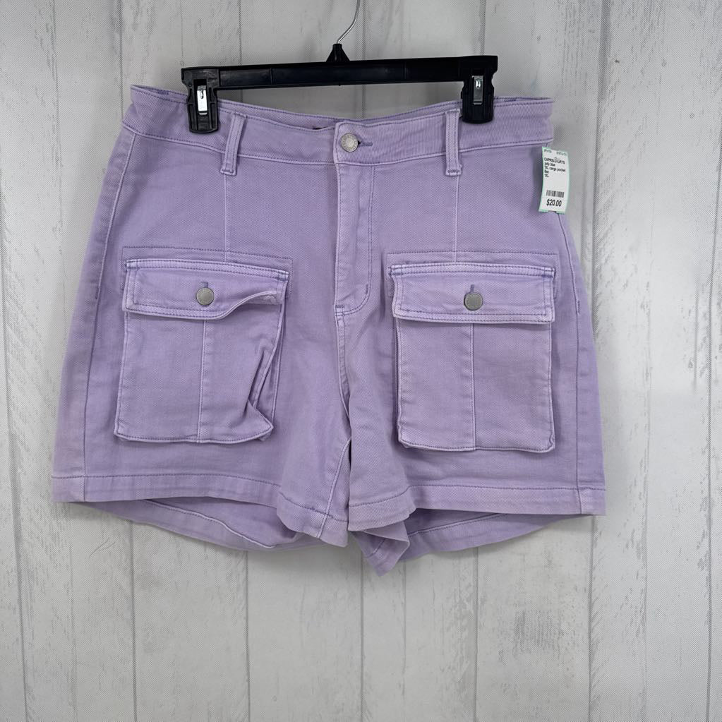 1XL cargo pocket jean shorts