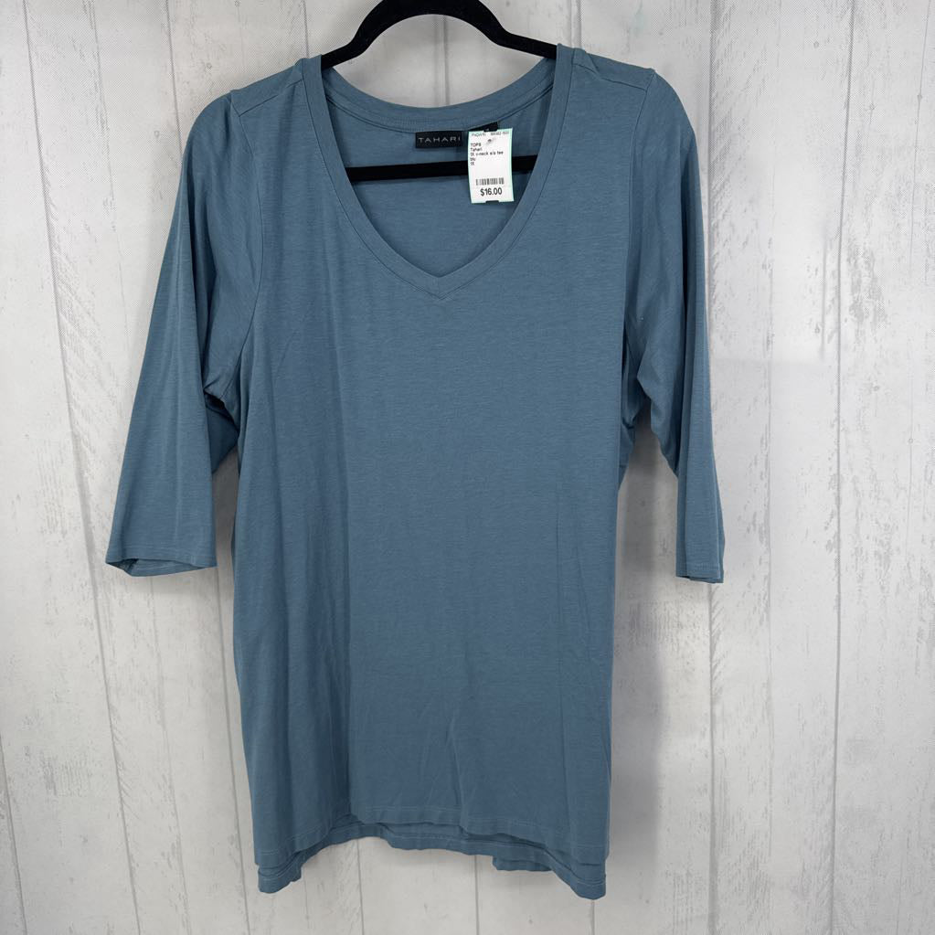 1X v-neck s/s tee
