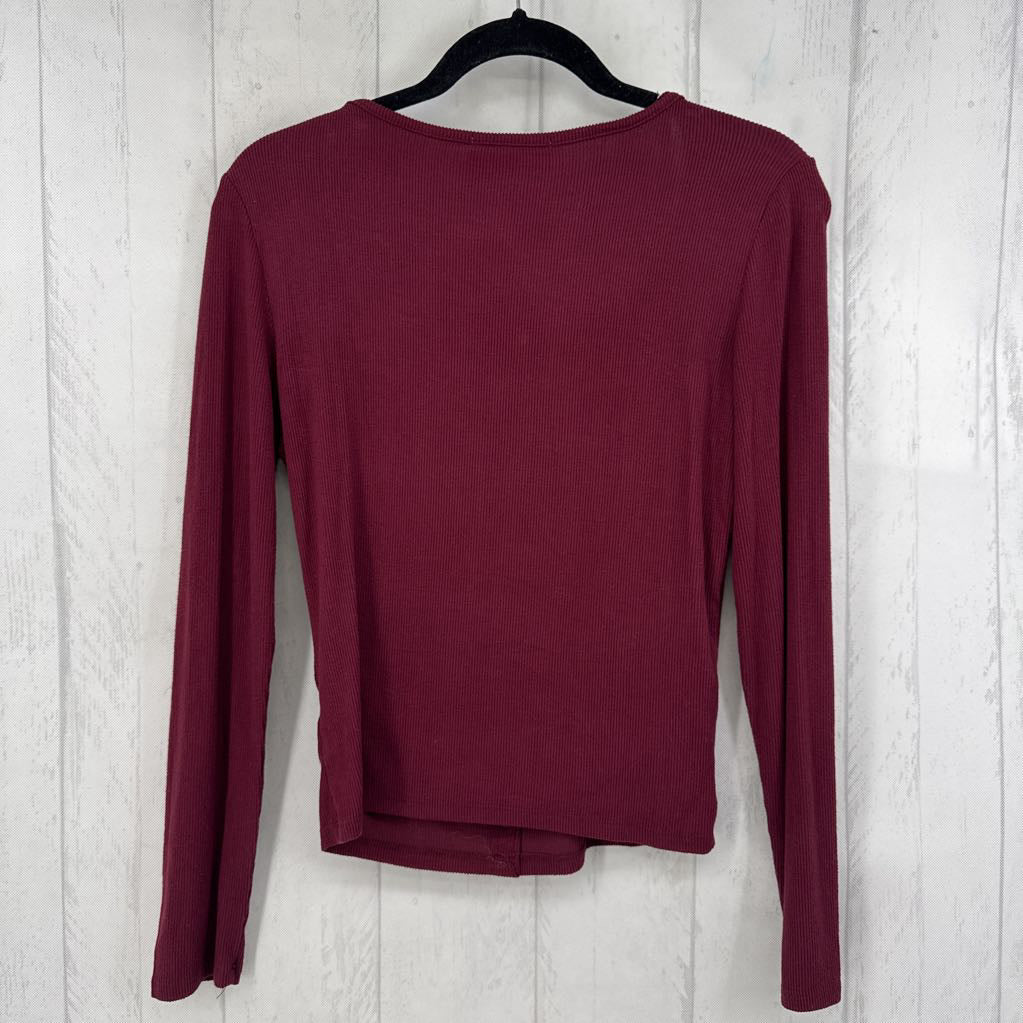M ribbed layered l/s top