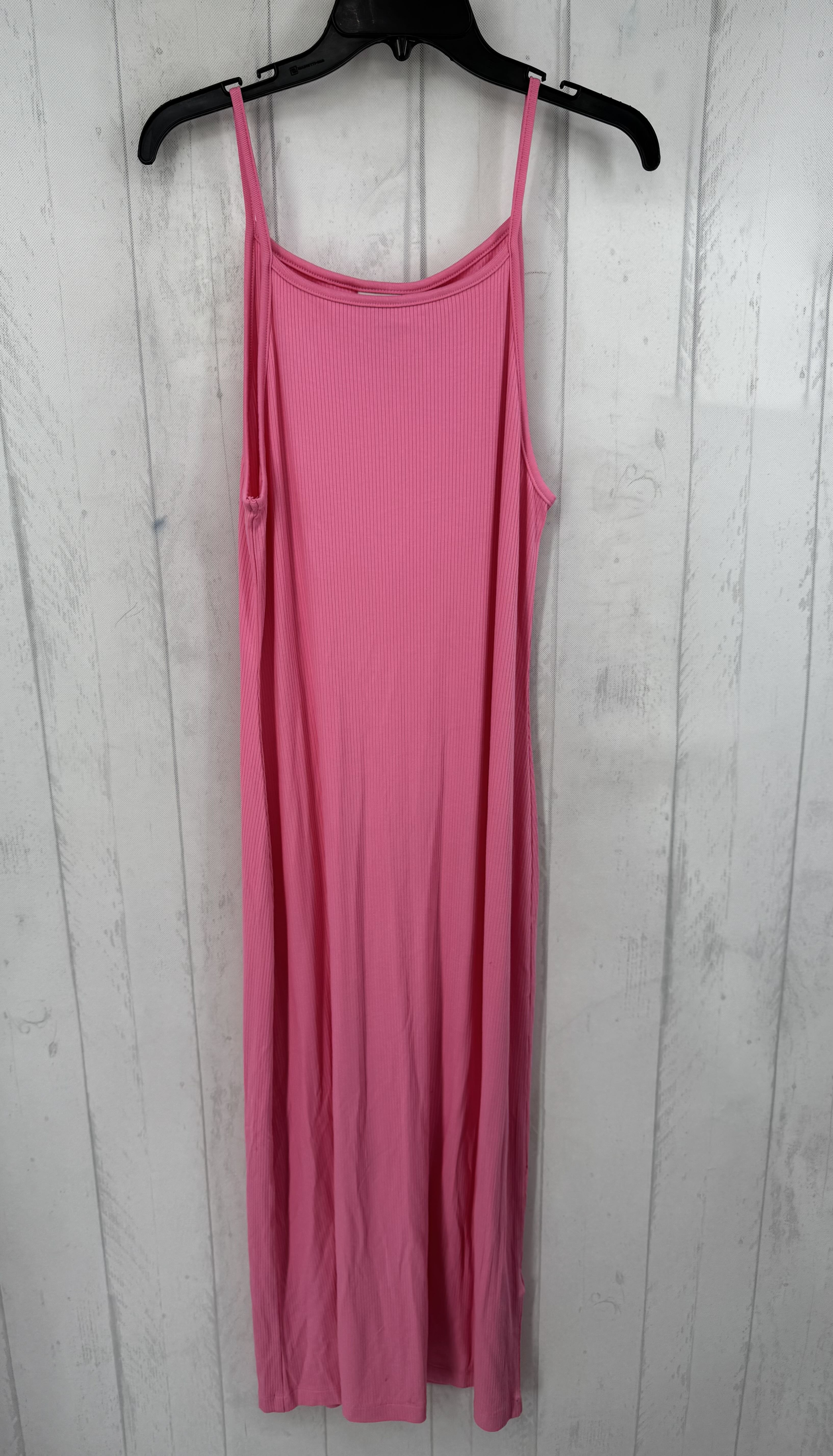 M ribbed slvls maxi dress