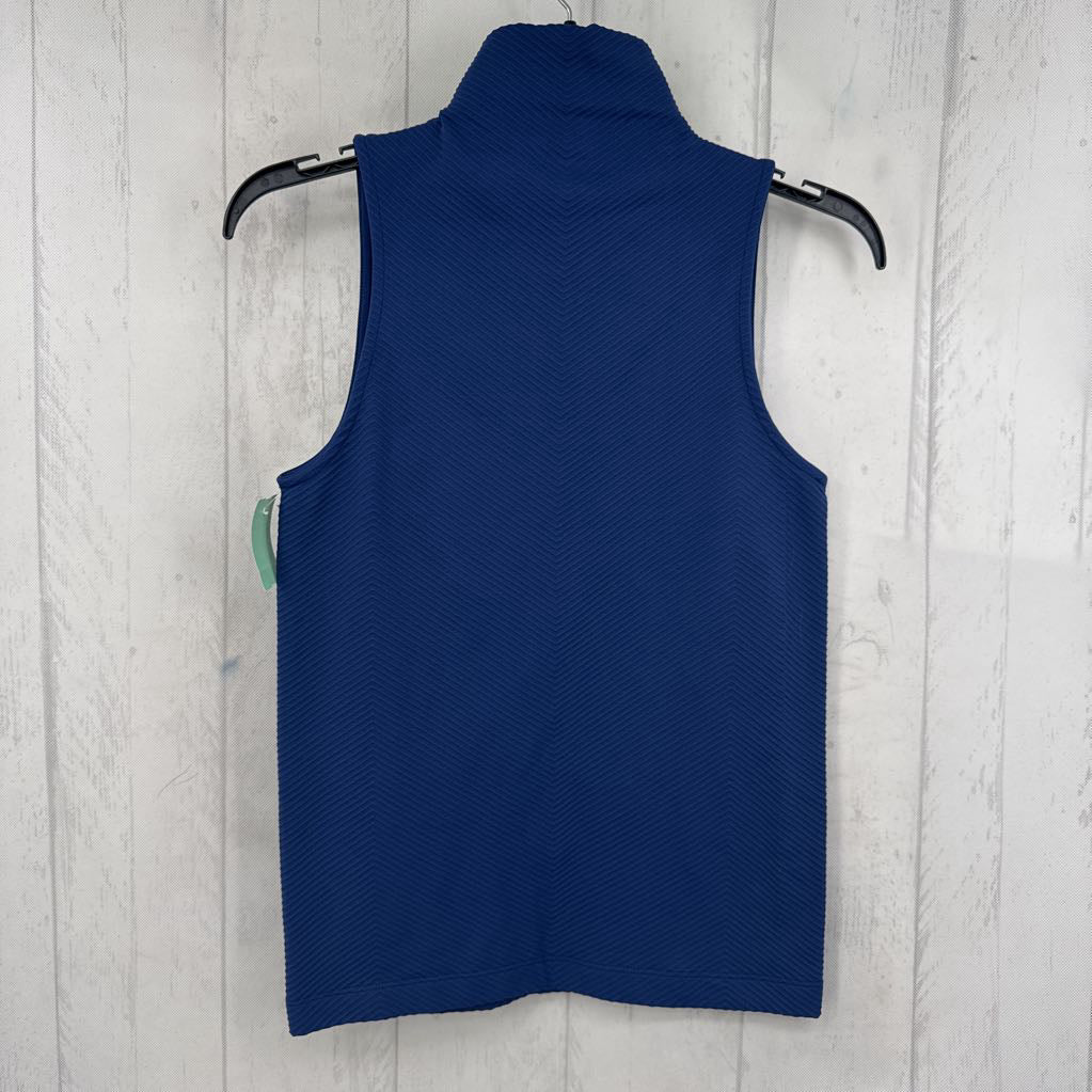 S ribbed mock neck tank