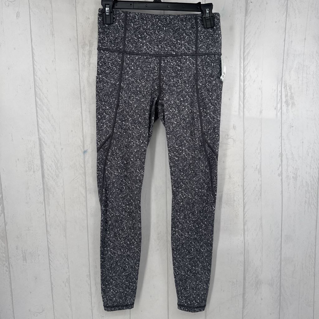 S printed hi-rise leggings
