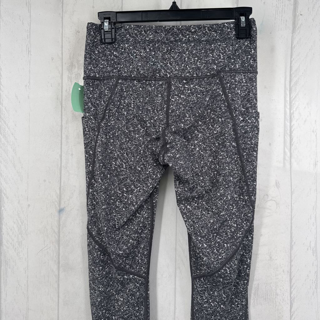 S printed hi-rise leggings