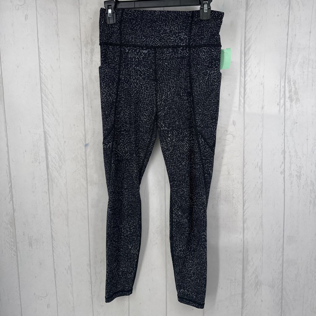S printed hi-rise leggings