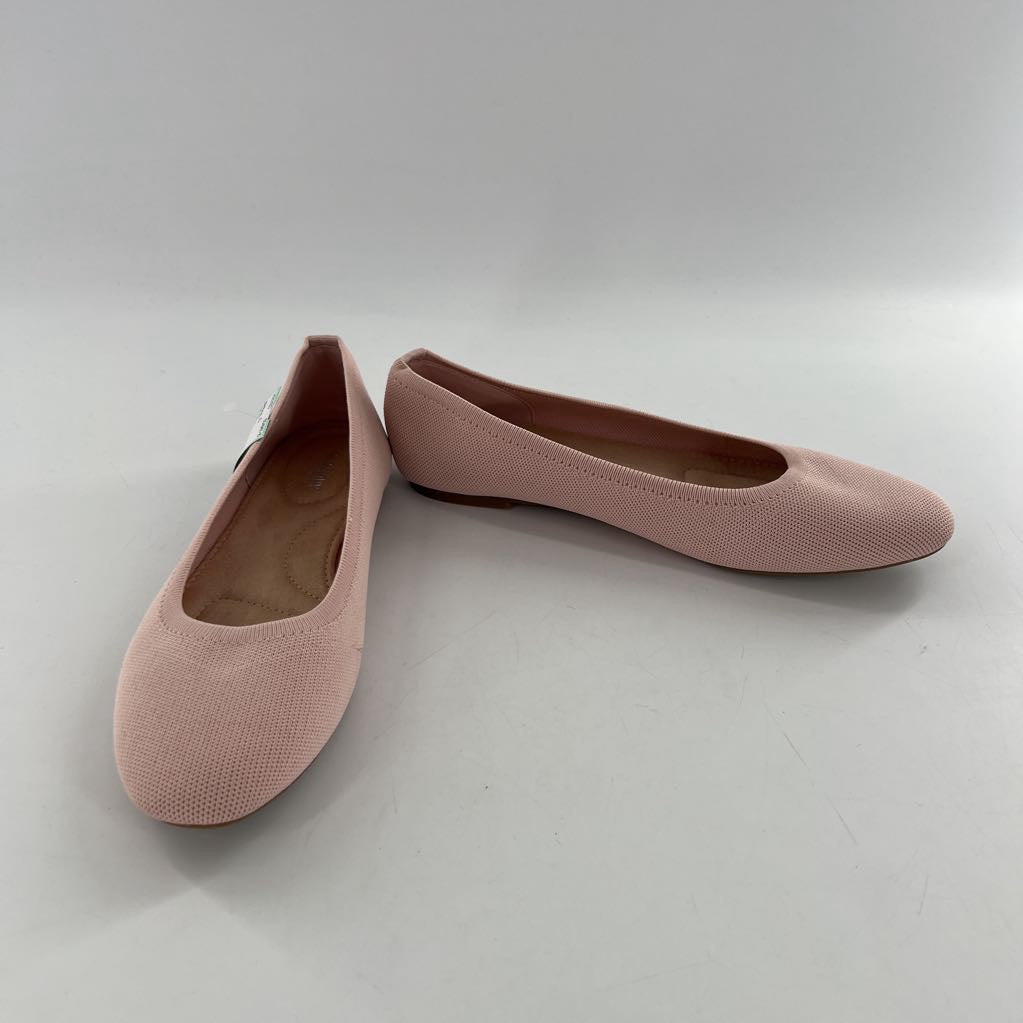 10 knit slip-on flats