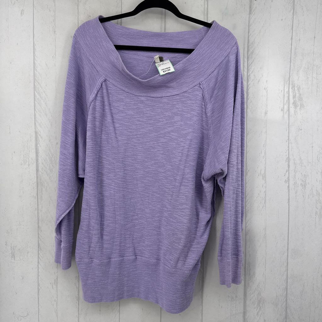 L drop shoulder l/s top