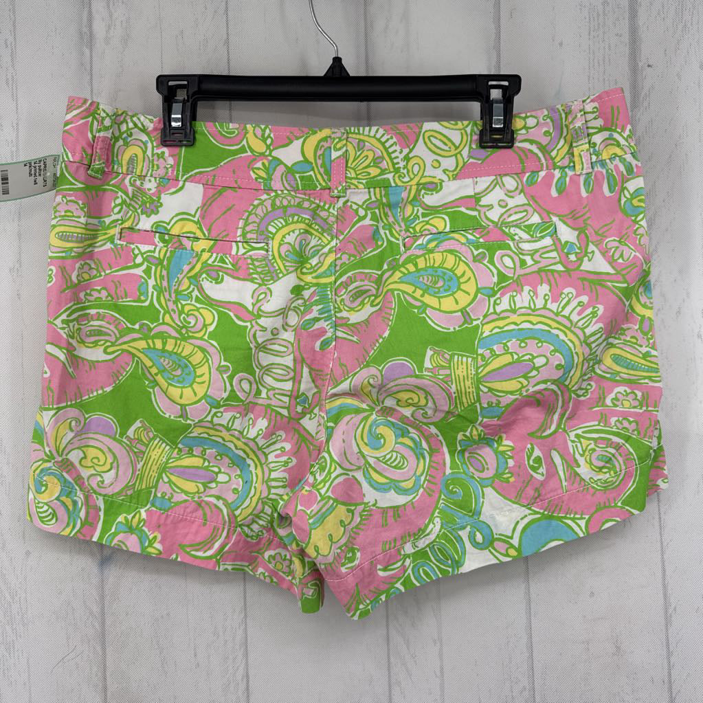 14 printed twill shorts