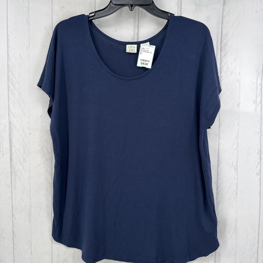 XL round neck s/s tee