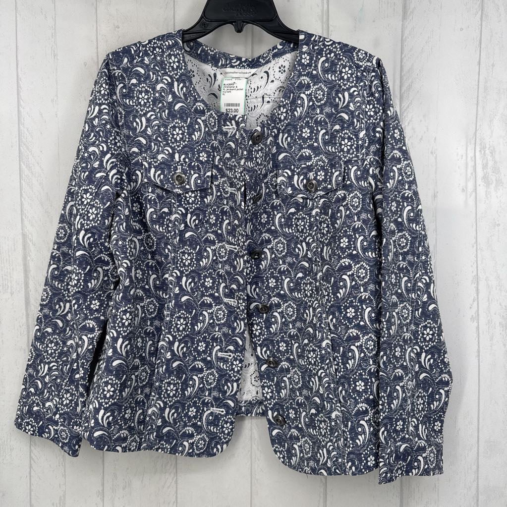 XL jacquard jacket