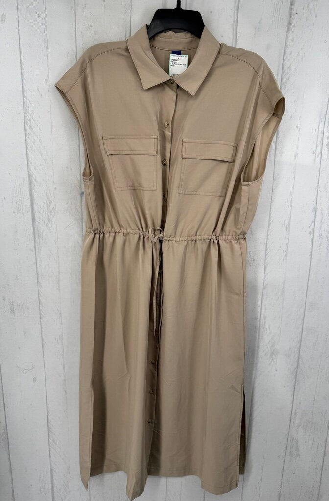 L button down slvls dress