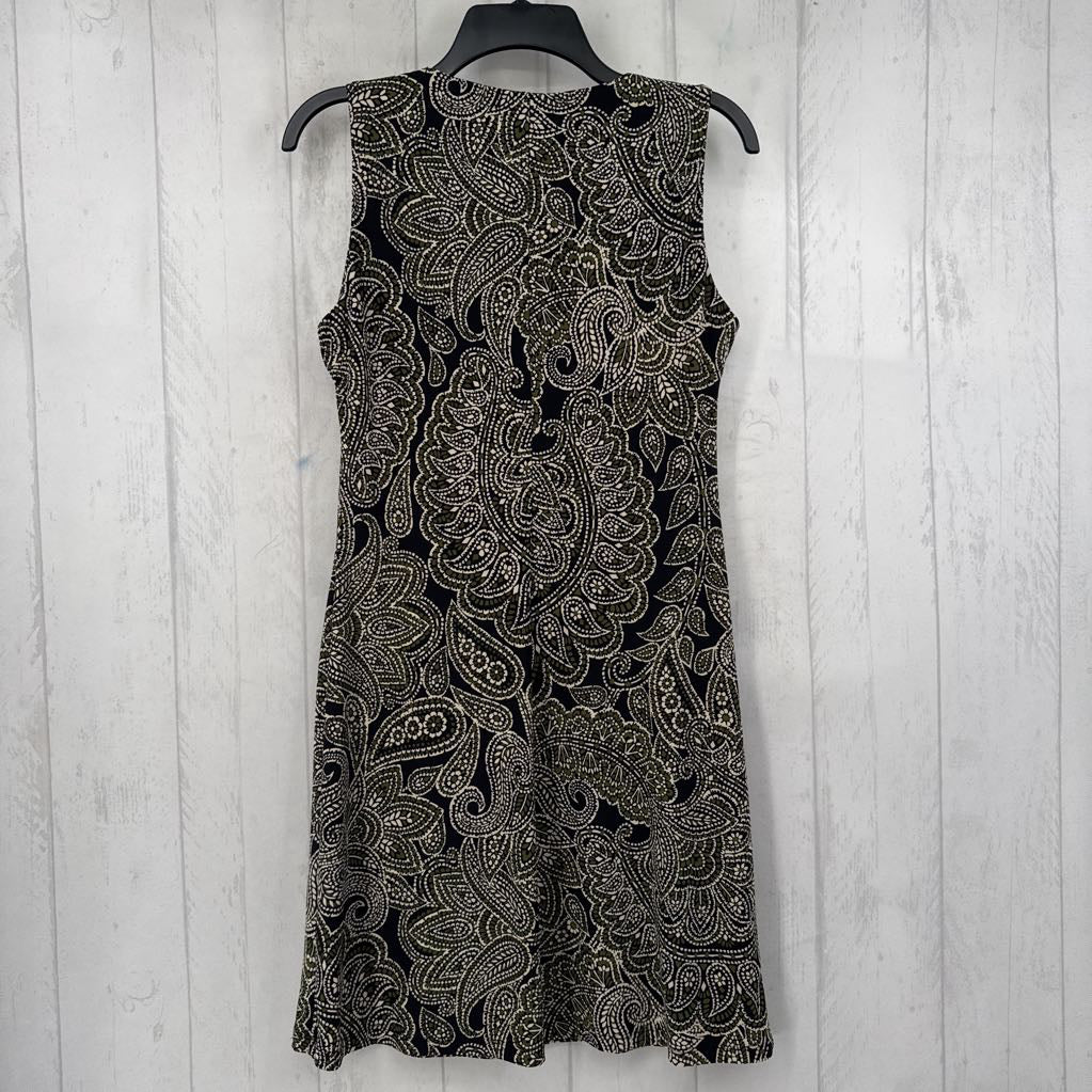 4 paisley print slvls shiftdress