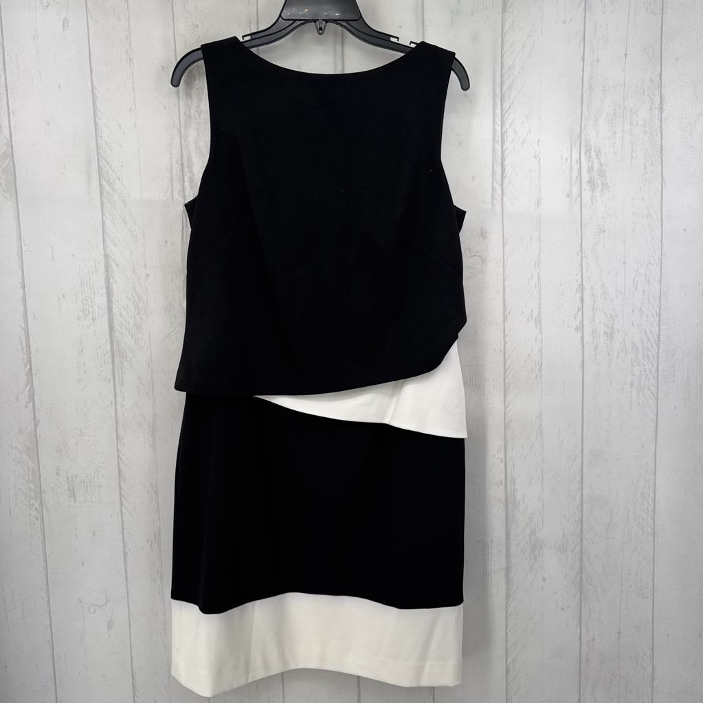 14 layered colorblock slvls dress
