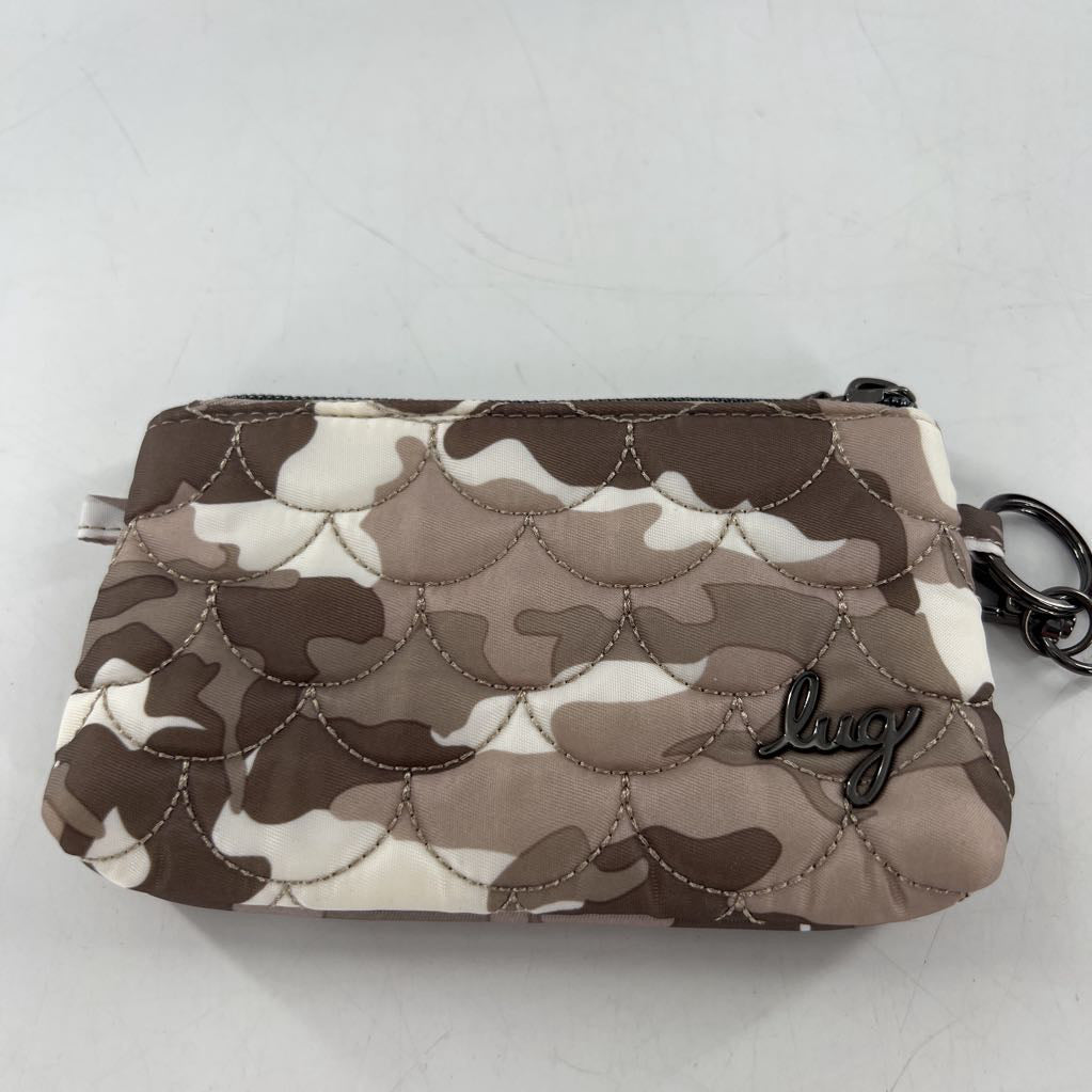 quilted camo print i.d. wallet