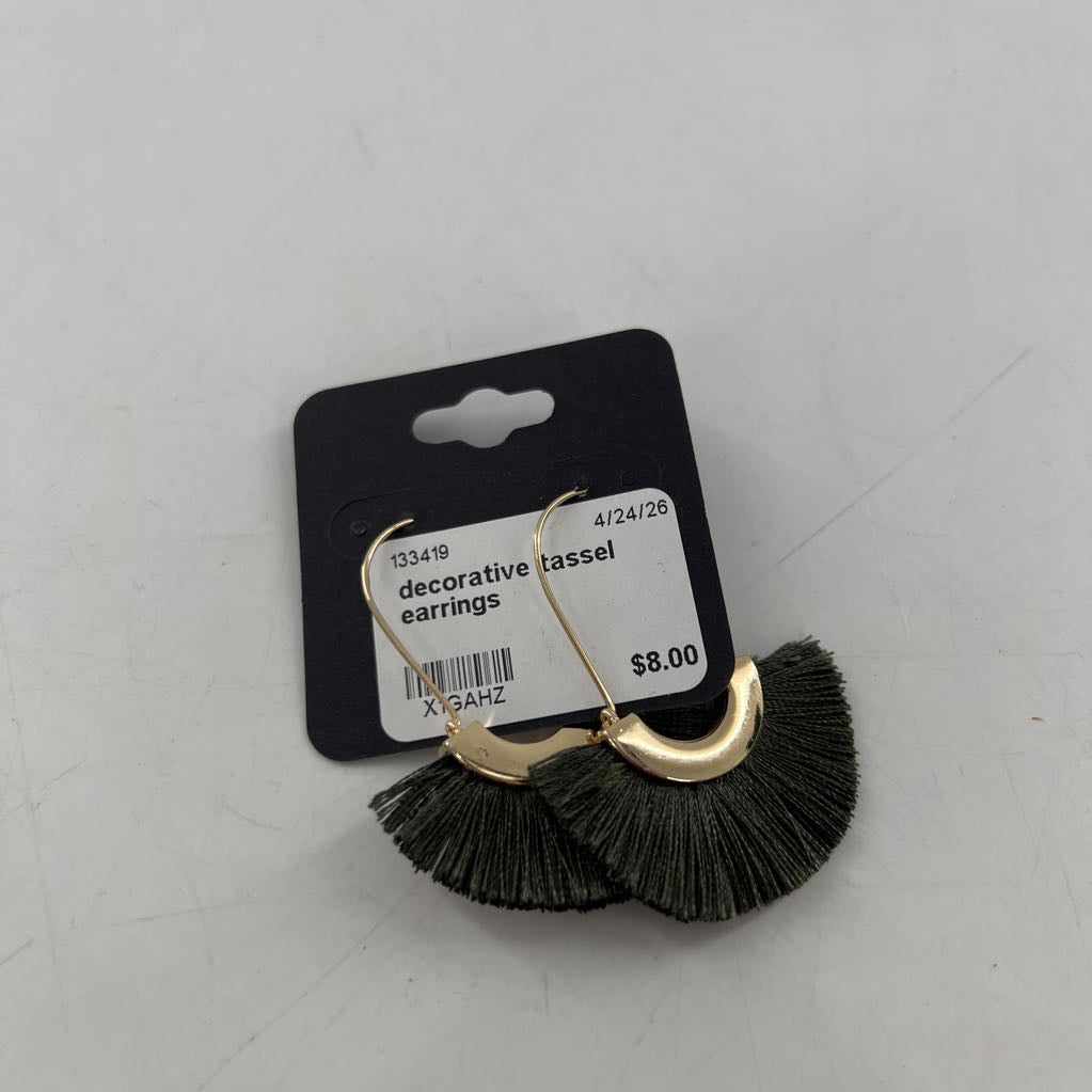 decorative tassel earrings