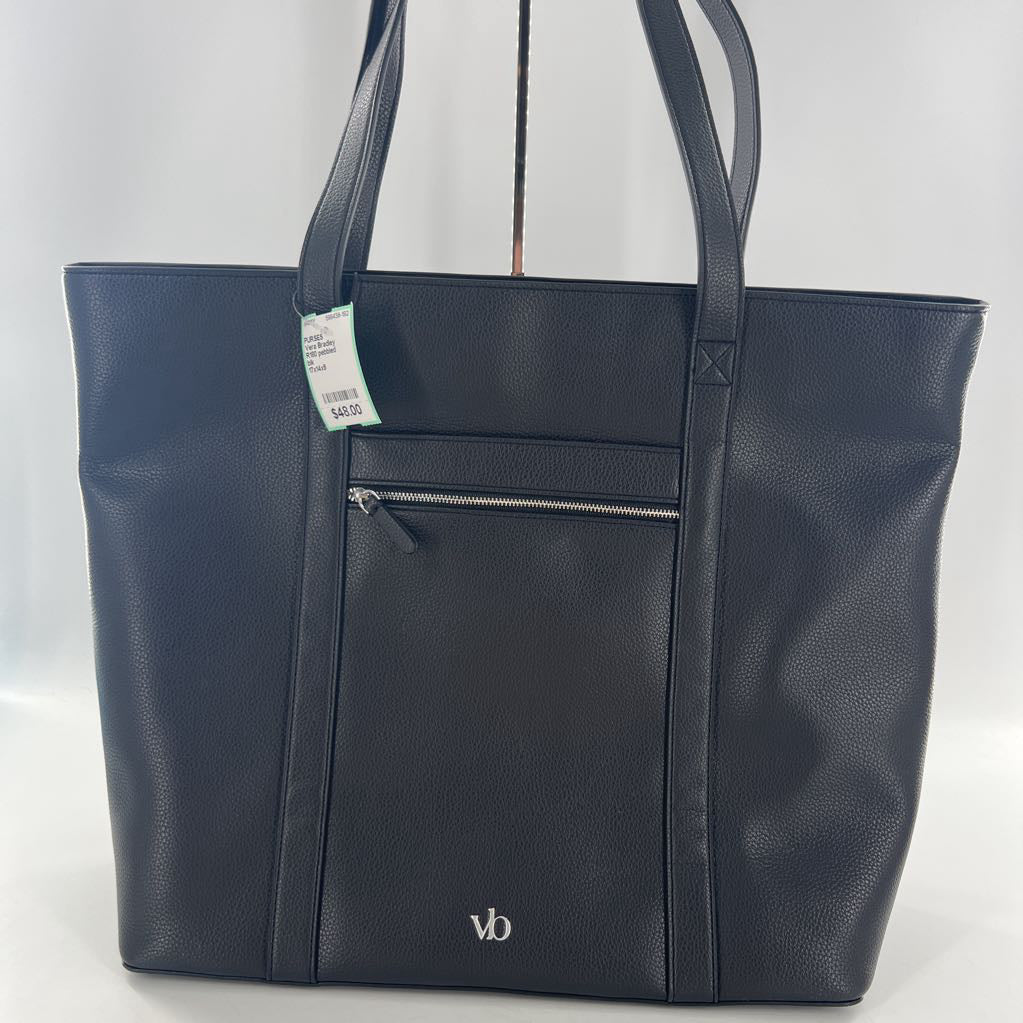 R180 pebbled leather tote bag