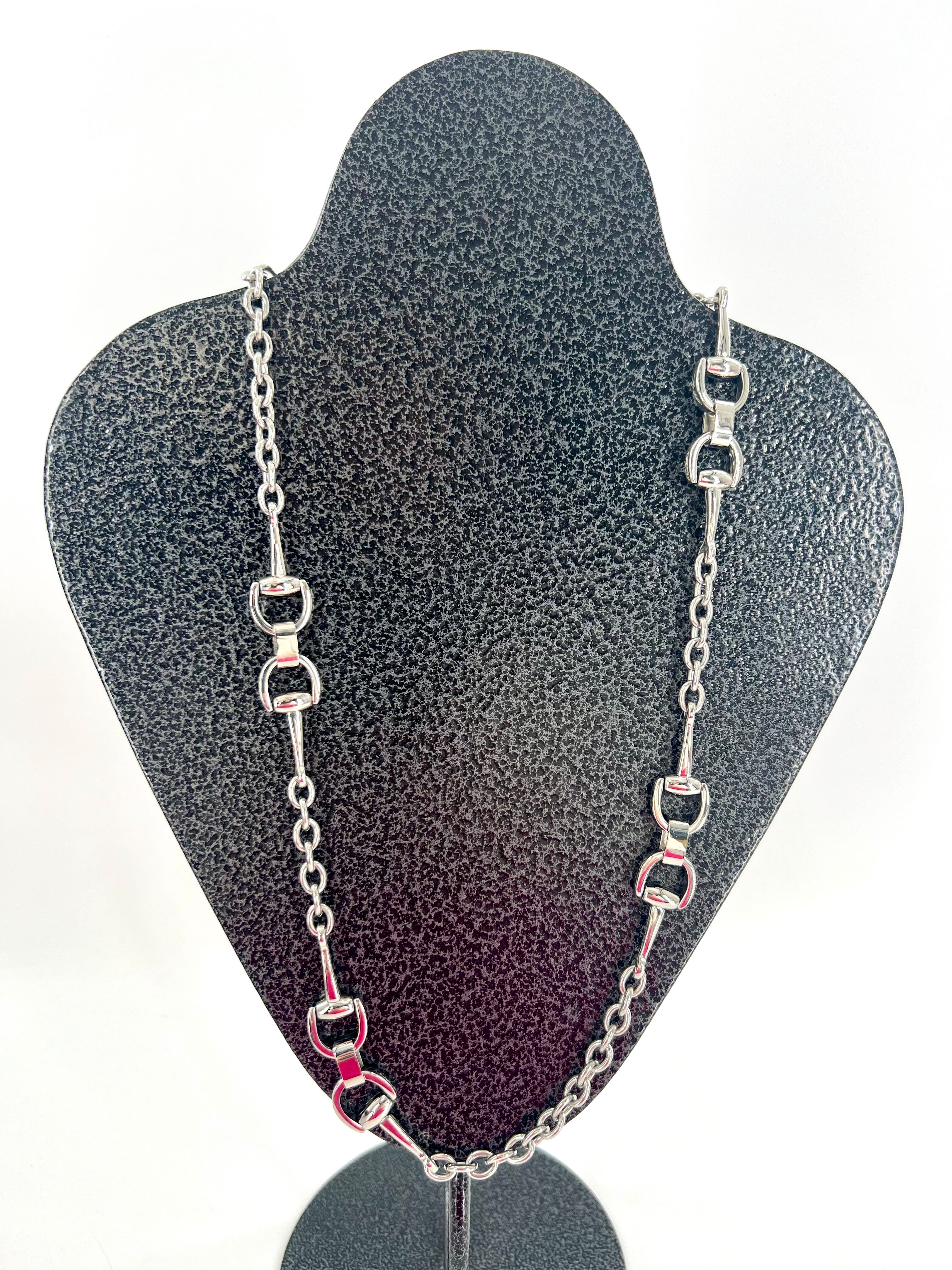 stainless steel link necklace