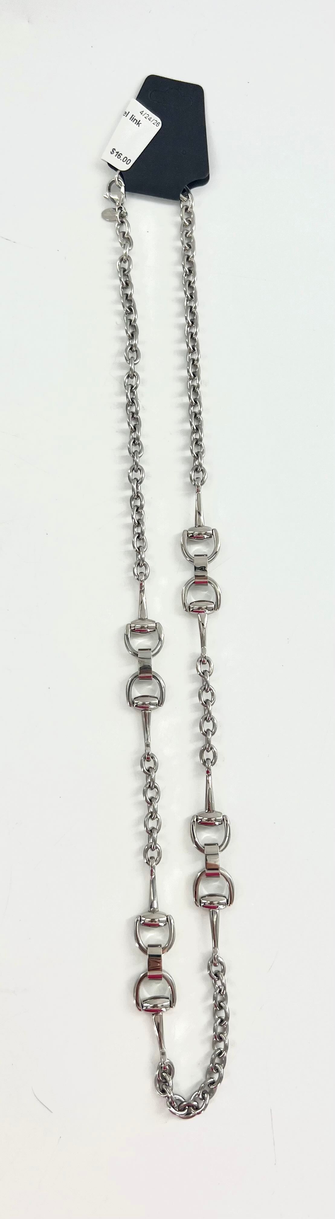 stainless steel link necklace