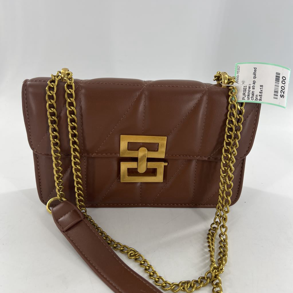 chain strap quilted flap crossbody
