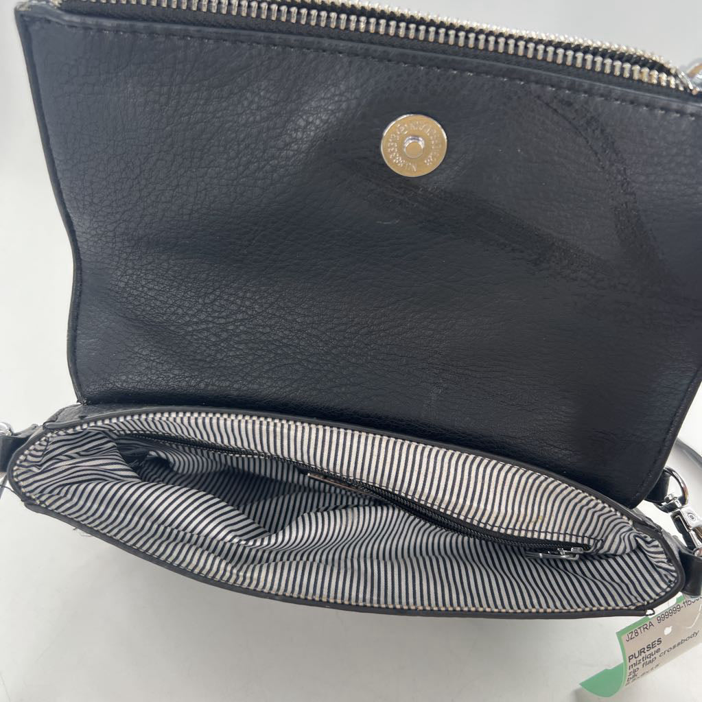 zip flap crossbody