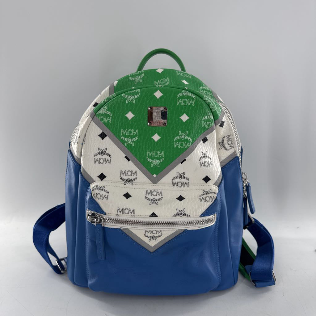 MCM Visetos Stark Chevron Backpack