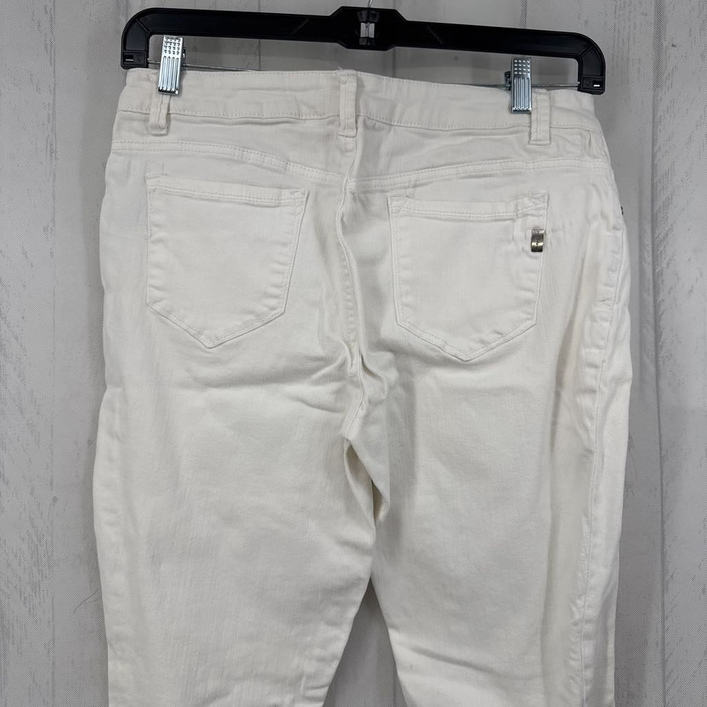 12 stretch cuffed hem jean