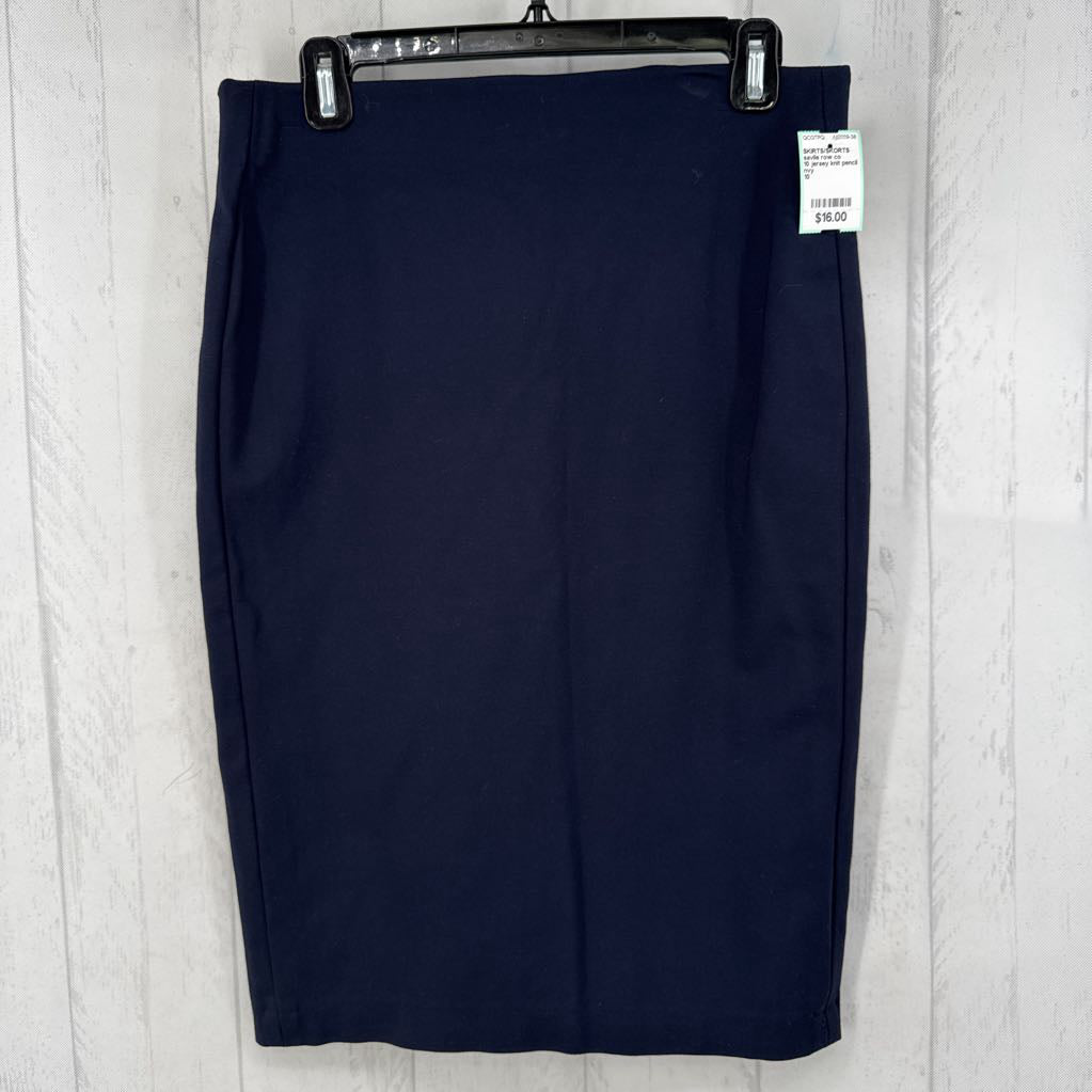 10 jersey knit pencil skirt