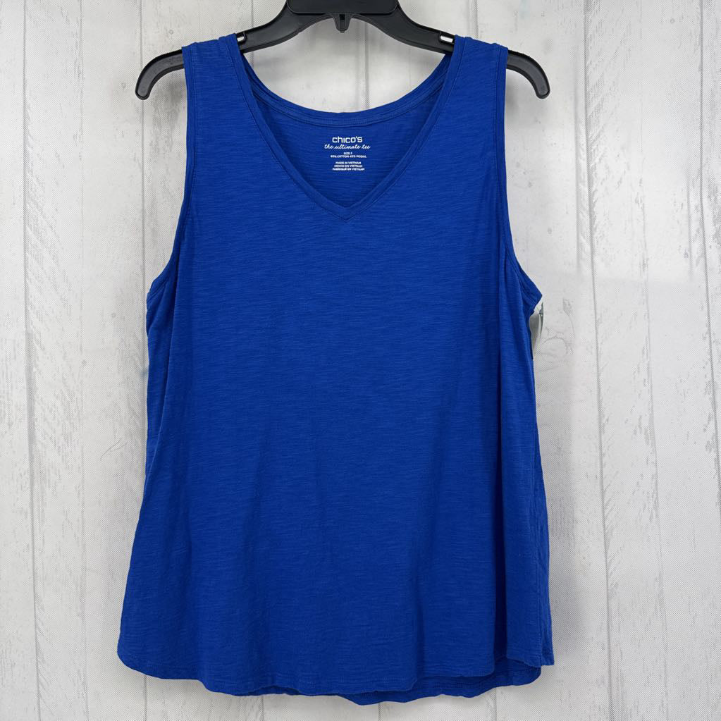L v-neck basic tank