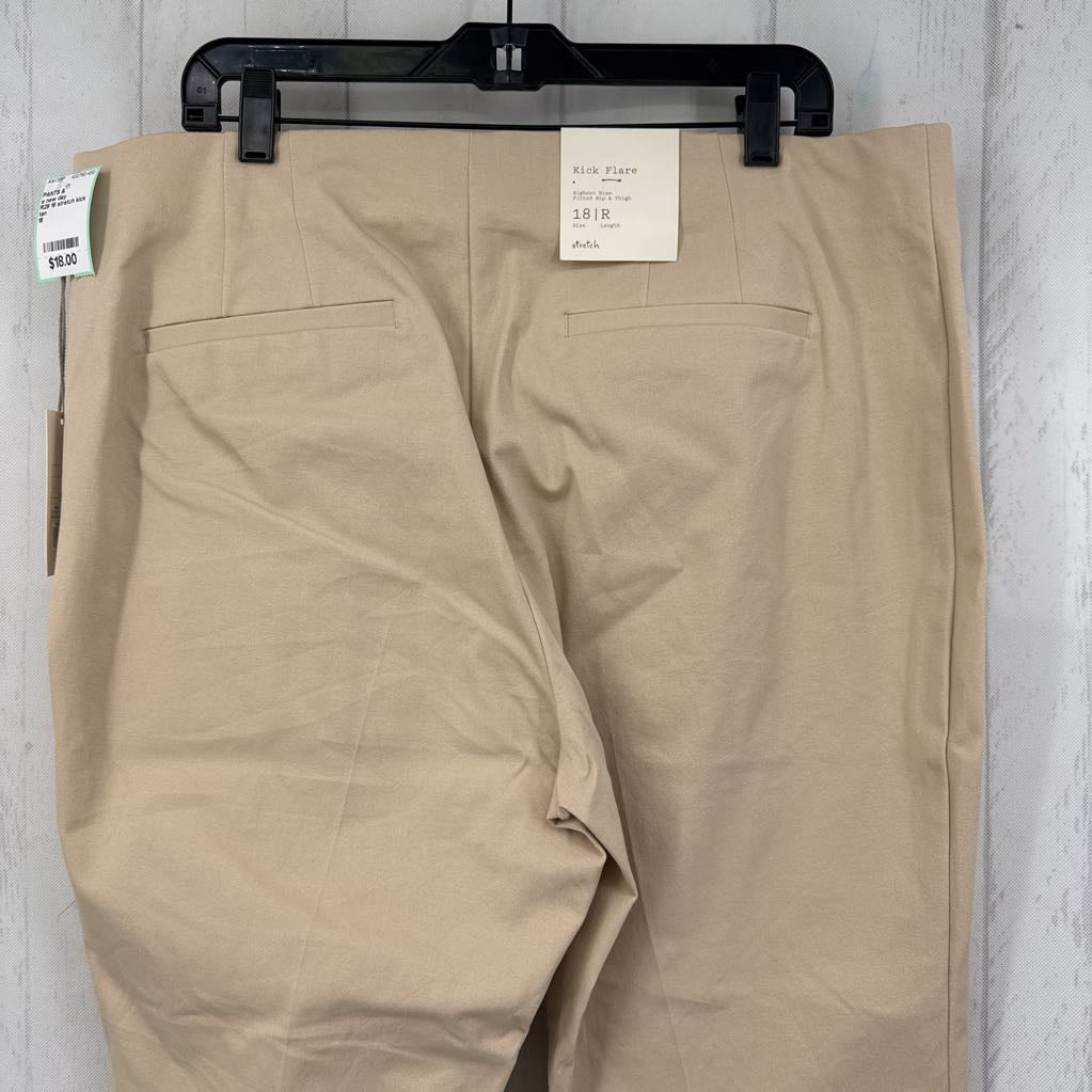 R29 18 stretch kick flare pant