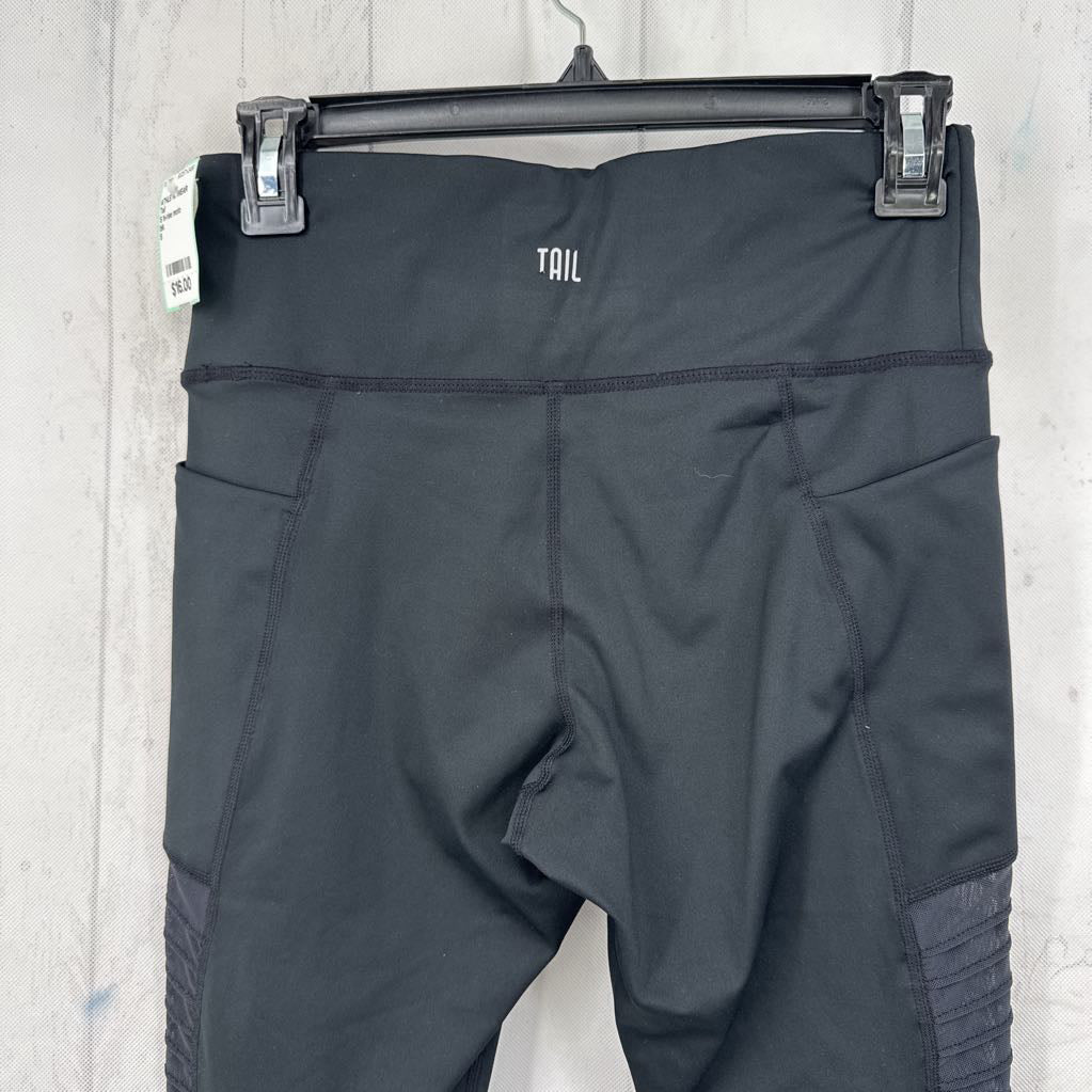 S hi-rise moto leggings